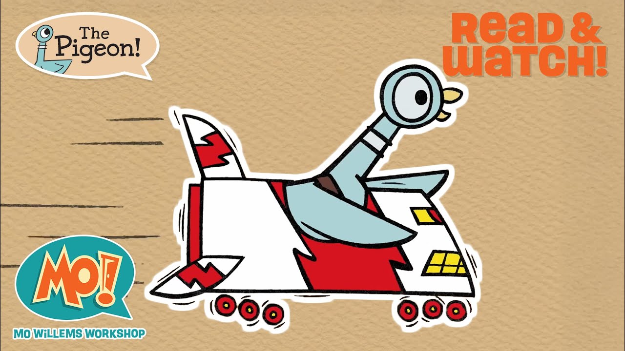 The Pigeon Will Ride the Roller Coaster! 🎢 | Animated Story | Mo Willems Workshop