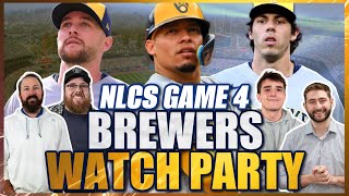 LIVE NLCS Game 4 Watch Party | Brewers Down 3-0… Win or Go Home! | ESPN Wisconsin Reactions