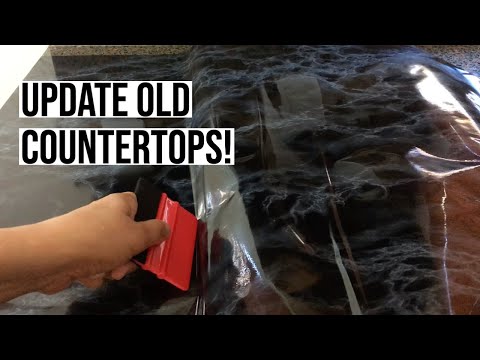 How to update a countertop with  d-c-fix self-adhesive films