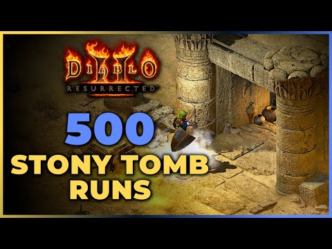 I DECKED OUT My Paladin in Stony Tombs! 500 Runs to Test on Ladder - Diablo 2 Resurrected