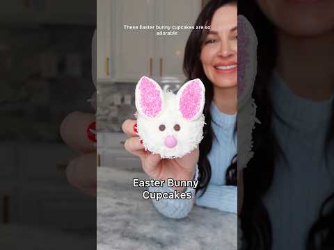 These Bunny Cupcakes are the perfect treat for Easter! 🌸#EasterTreats #BunnyCupcakes #EasterBaking