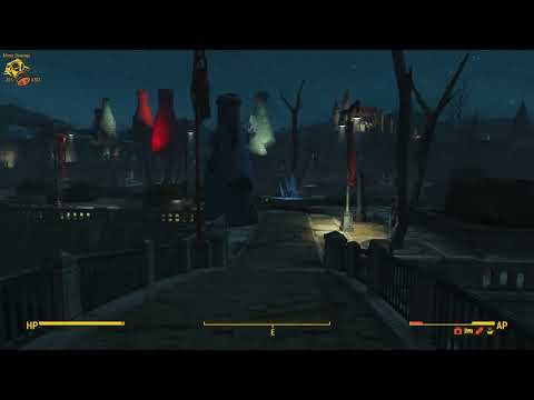 Fallout 4 Modded, Zombie World gameplay pt91  Long Walk Home