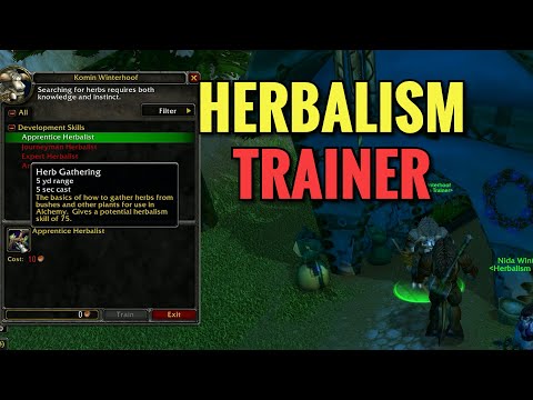 Thunder Bluff Herbalism Trainer Location (WoW Classic)