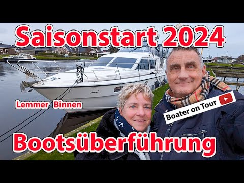 Start of the 2024 season - Boat trip via Lemmer to De Klink - Refuelling with VHO the first time