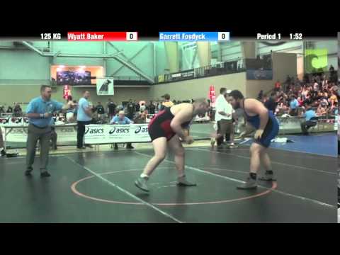 Men`s Freestyle 125 KG Wyatt Baker vs. Garrett Fosdyck