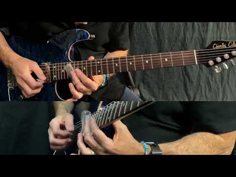 Pedal steel - style slide guitar in standard tuning by Brett Garsed