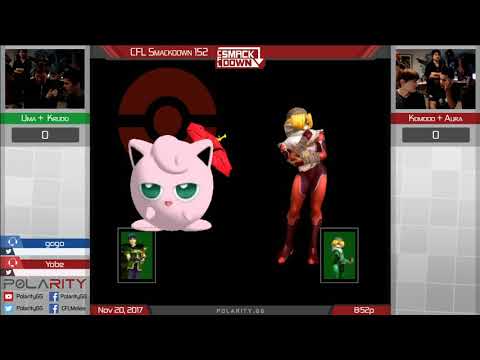 CFL Smackdown 152 Melee - Uma + Krudo vs Komodo + Aura - Doubles Losers Semis