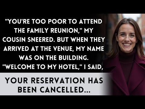My Family Banned Me From The Reunion For Being 'Too Poor', Then They Saw My Name On The Building...
