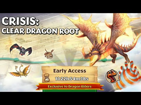 CRISIS:CLEAR DRAGON ROOT Part 1 - New Gauntlet Event - Dragons:Rise of Berk