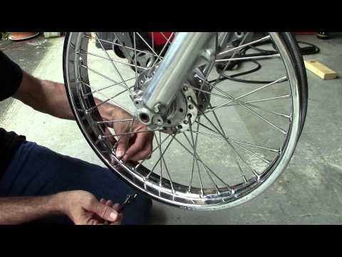 73 Honda CB750 Custom Build Episode 8 - Front Wheel Bearings & Wheel Truing