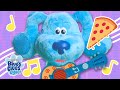 Dance Along Blue Music Surprise 3 W Cheesy Pizza Song Wheels On The Bus Blue S Clues You