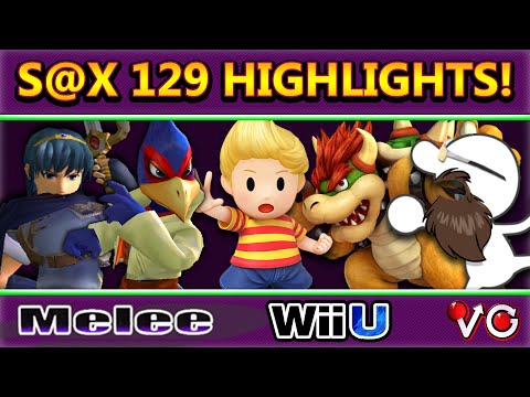 S@X 129 Melee & Smash 4 Highlight Reel!