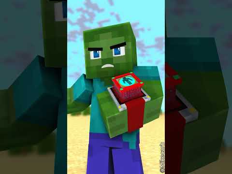 Zombie Becomes Buff Herobrine In Iron Man Challenge ⌚⚡| Transform Watch