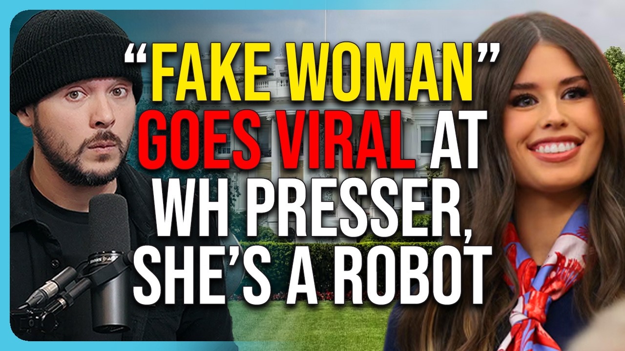 “Fake Woman” INVADES White House Presser, Claims She’s A ROBOT