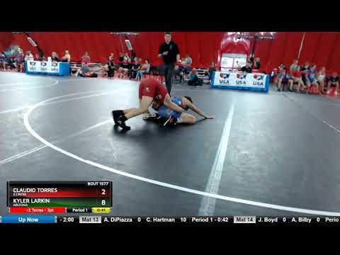 14U 110 Claudio Torres Illinois Vs Kyler Larkin Arizona