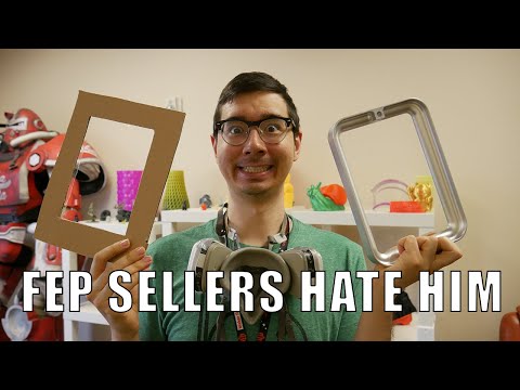 Der seltsame Trick beim Harzdruck, der meine FEP-Folien im Harzbehälter perfekt spannt