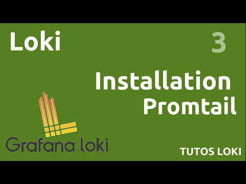 LOKI 3 INSTALLATION DE PROMTAIL DATASOURCE GRAFANA
