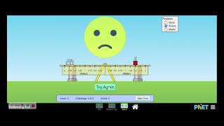 PHET SIMULATOR ON BALANCING ACT(GAME)