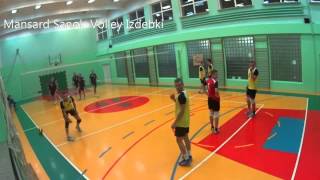 preview picture of video 'Mansard Sanok - Volley Izdebki [2015.02.13]'