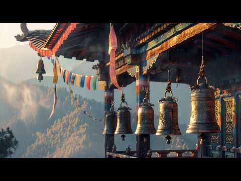 Himalayan Monastery | Wind Bells & Buddhist Chants for Sleep