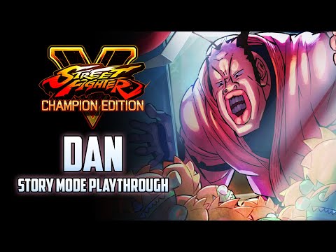 Street Fighter 5 Champion Edition - Dan's Story Mode Playthrough