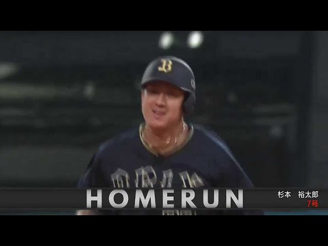【5回表】2者連続ホームラン!! バファローズ・杉本裕太郎 相手を突き放す豪快な一発!! 2023年4月25日 北海道日本ハムファイターズ 対 オリックス・バファローズ