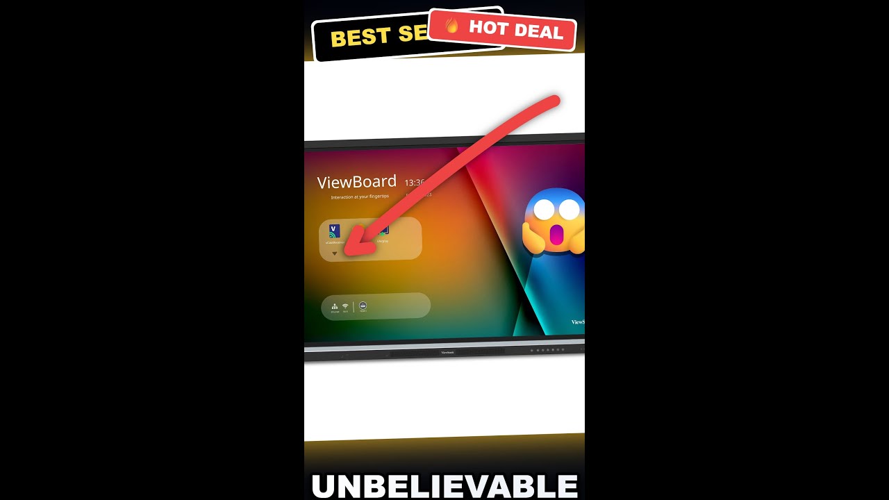 UNBELIEVABLE 55 Inch ViewSonic IFP5551 Interactive Smartboard REVIEW - 4K, Touchscreen, Android 14