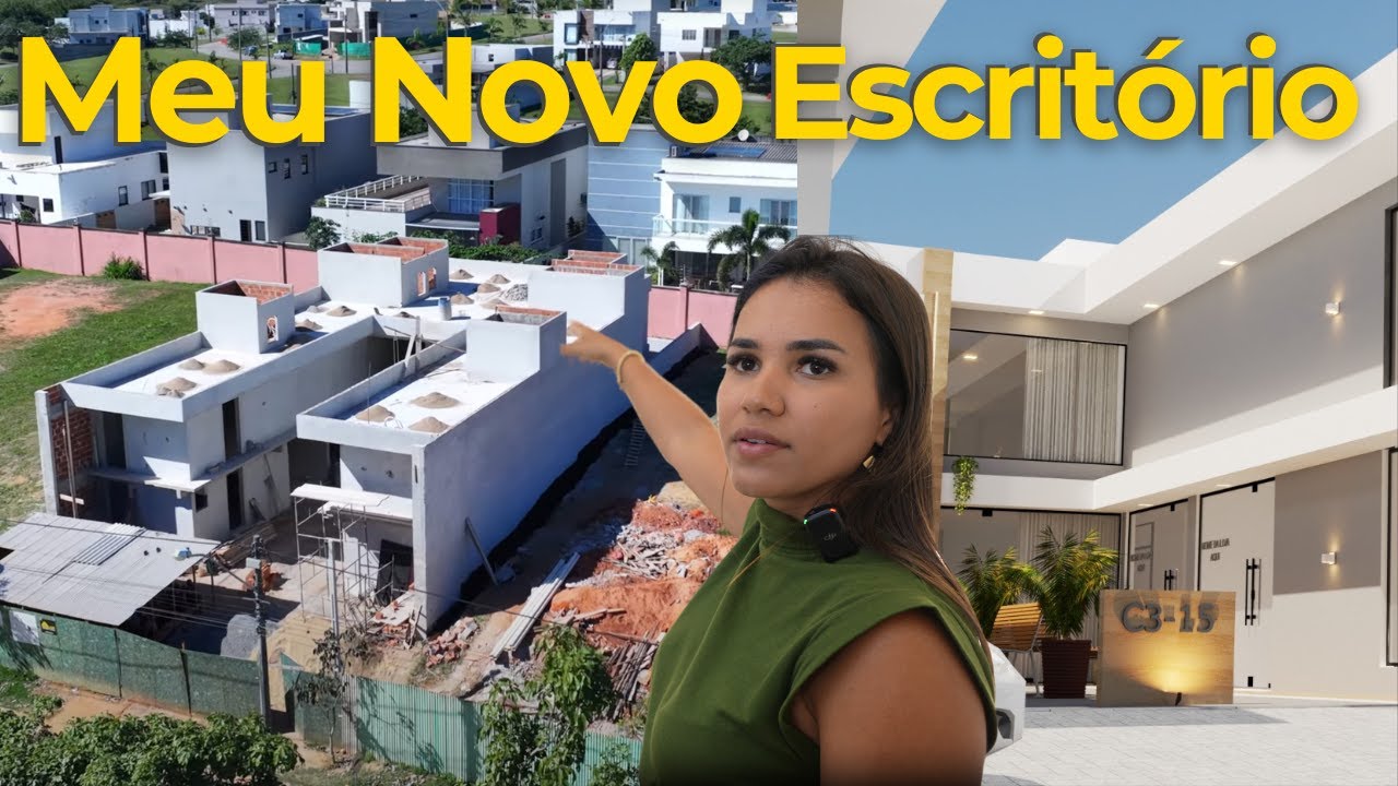 Tour no meu novo escritório de arquitetura: projeto de interiores completo! Obra em andamento.