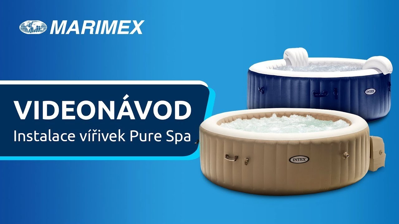 Vířivý bazén Pure Spa - Bubble HWS, modrý