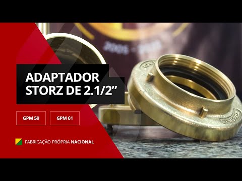 Conheça o Adaptador Storz 2.1/2” GPM 59 e GPM 61 da GPM Brasil - Equipamentos Contra Incêndio