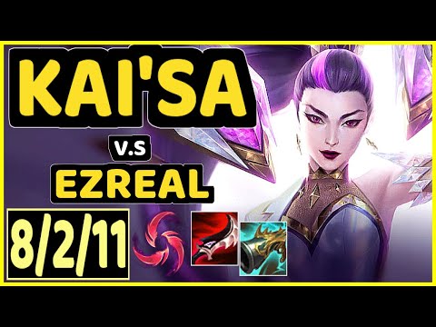 SHORTHOP (KAI'SA) vs EZREAL - 8/2/11 KDA BOTTOM ADC GAMEPLAY - NA Ranked GRANDMASTER