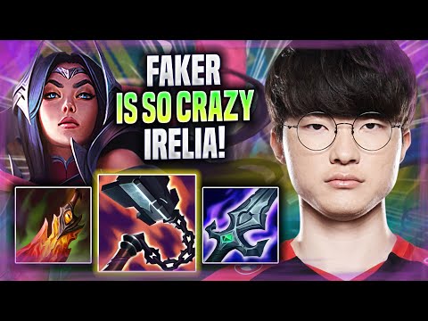 FAKER IS SO CRAZY WITH IRELIA! - T1 Faker Plays Irelia MID vs Syndra! | Season 2022