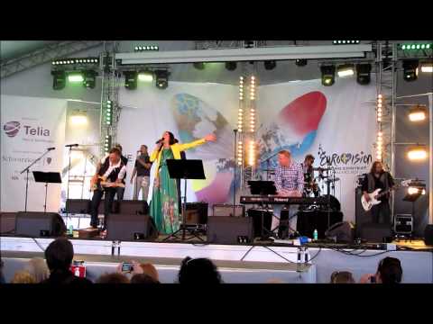 Eurovision 2013: Birgit sings Herreys "Diggi Loo Diggi Ley" in Euro Village