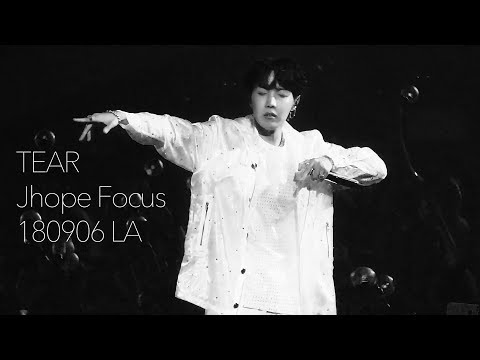 180906 Love Yourself World Tour in LA | TEAR 4K | 제이홉 직켐 J-Hope Focus