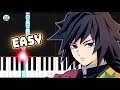 Demon Slayer Season 4 ED Tokoshie EASY Piano Tutorial Sheet Music