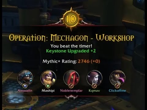 +10 Mechagon Workshop | Voidweaver Disc Priest POV | World of Warcraft | The War Within | Season 2