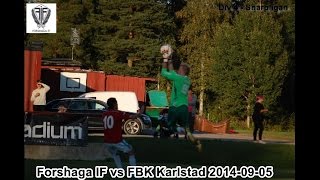 preview picture of video 'Forshaga IF vs FBK Karlstad 2014-09-05'