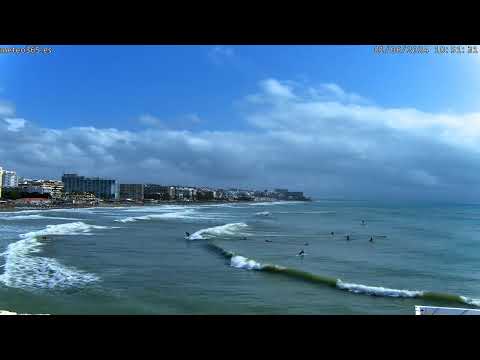 Surfer this morning in Benalmádena - Fuente de la Salud beach, Puerto Marina - 1st of June 2024