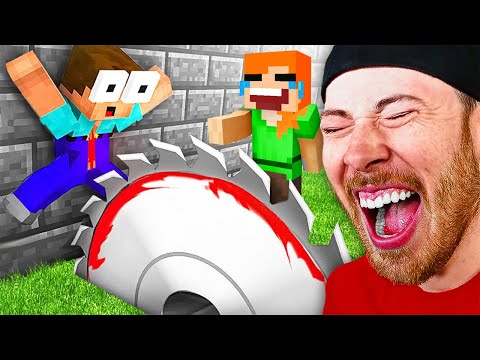 Laugh = Delete Minecraft Challenge! (Hilarious Animations)