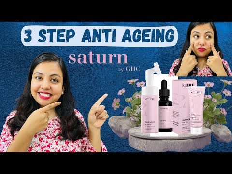 AD 3 Steps to Reverse Ageing | Saturn Anti-Aging kit #saturn #antiaging #review #kajalsom #skincare