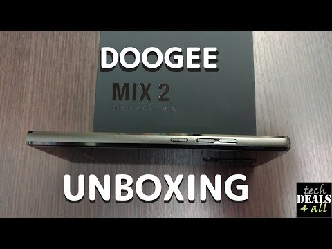 Doogee Mix 2 Unboxing & first boot - 6GB RAM & face unlock on a budget!