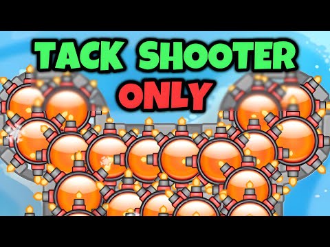 Can I Win With Tack Shooter ONLY?! (Bloons TD Battles)