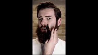 How To Make Your Curly Beard Less Puffy #Shorts
