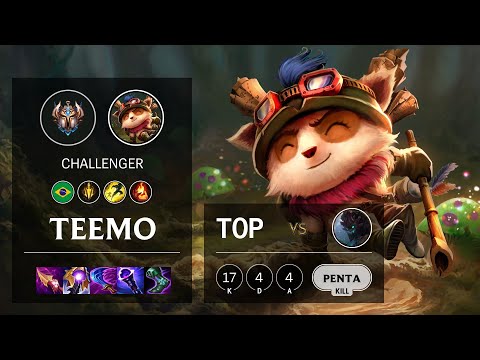 Teemo Top vs Maokai - BR Challenger Patch 11.23