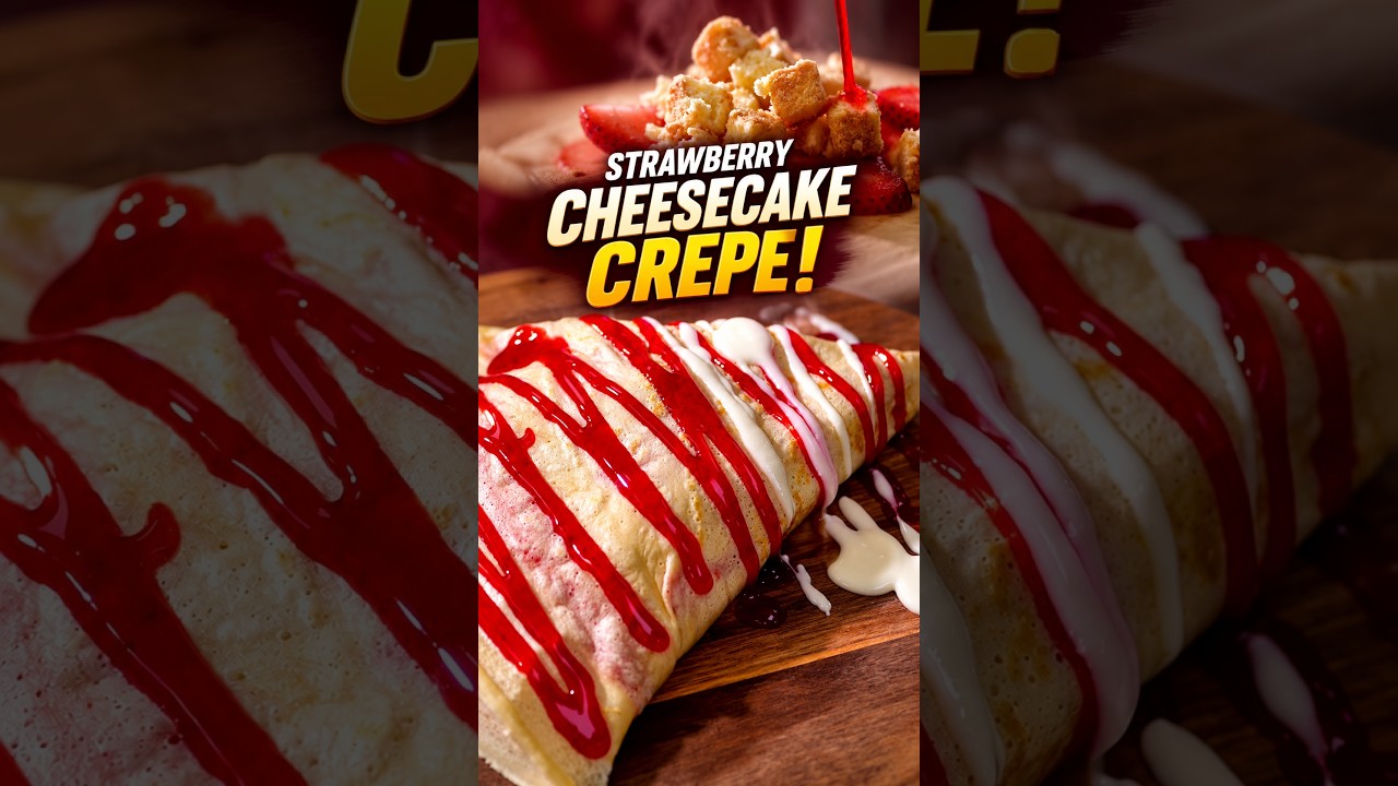 Strawberry Cheesecake Crepe