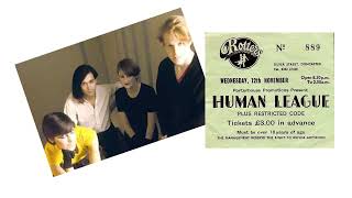 THE HUMAN LEAGUE -  Boys and Girls &quot;Live&quot; Rotters Nightclub, Doncaster November 12th 1980