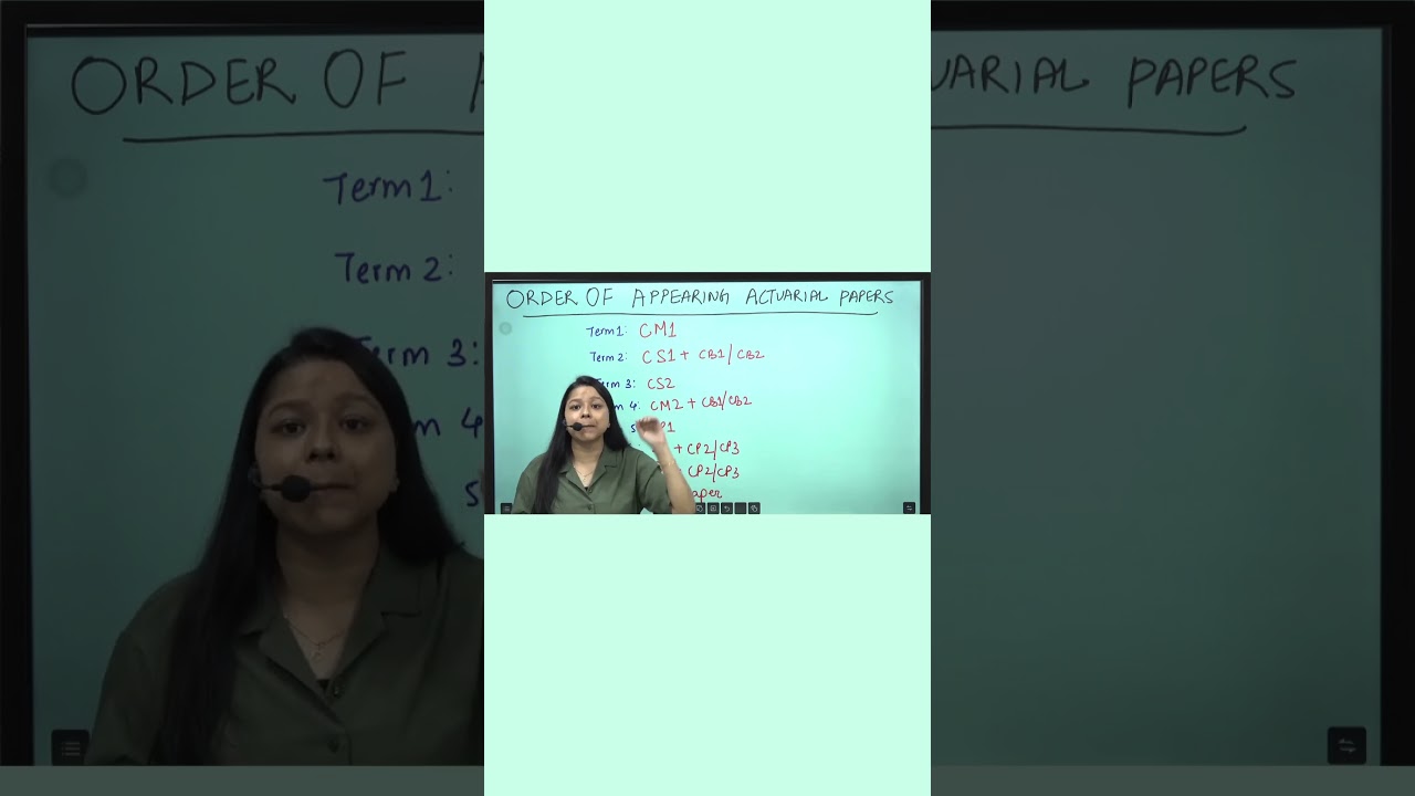 Mastering Actuarial Exams: Why to Give CS2 just after CS1! #ActuarialExams