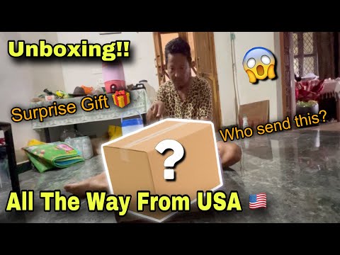 Unboxing Surprise Gift 🎁, All The Way From USA 🇺🇸// Pema’s Channel