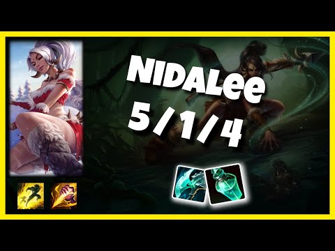 Nidalee vs Graves KOREAN Challenger JUNGLE (5/1/4) - v10.25
