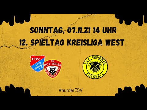 12. Spieltag Kreisliga West Saison 2021/2022 Miteldorf/Neuwürschnitz - ESV